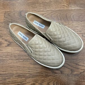 Steve Madden quilted slip on sneaker